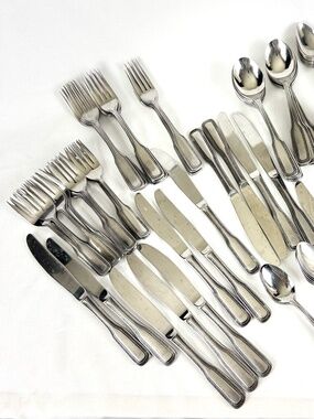 Vintage 1776 Stainless by Salem Japan 89 pc Tablespoons Teaspoons Knives Forks
